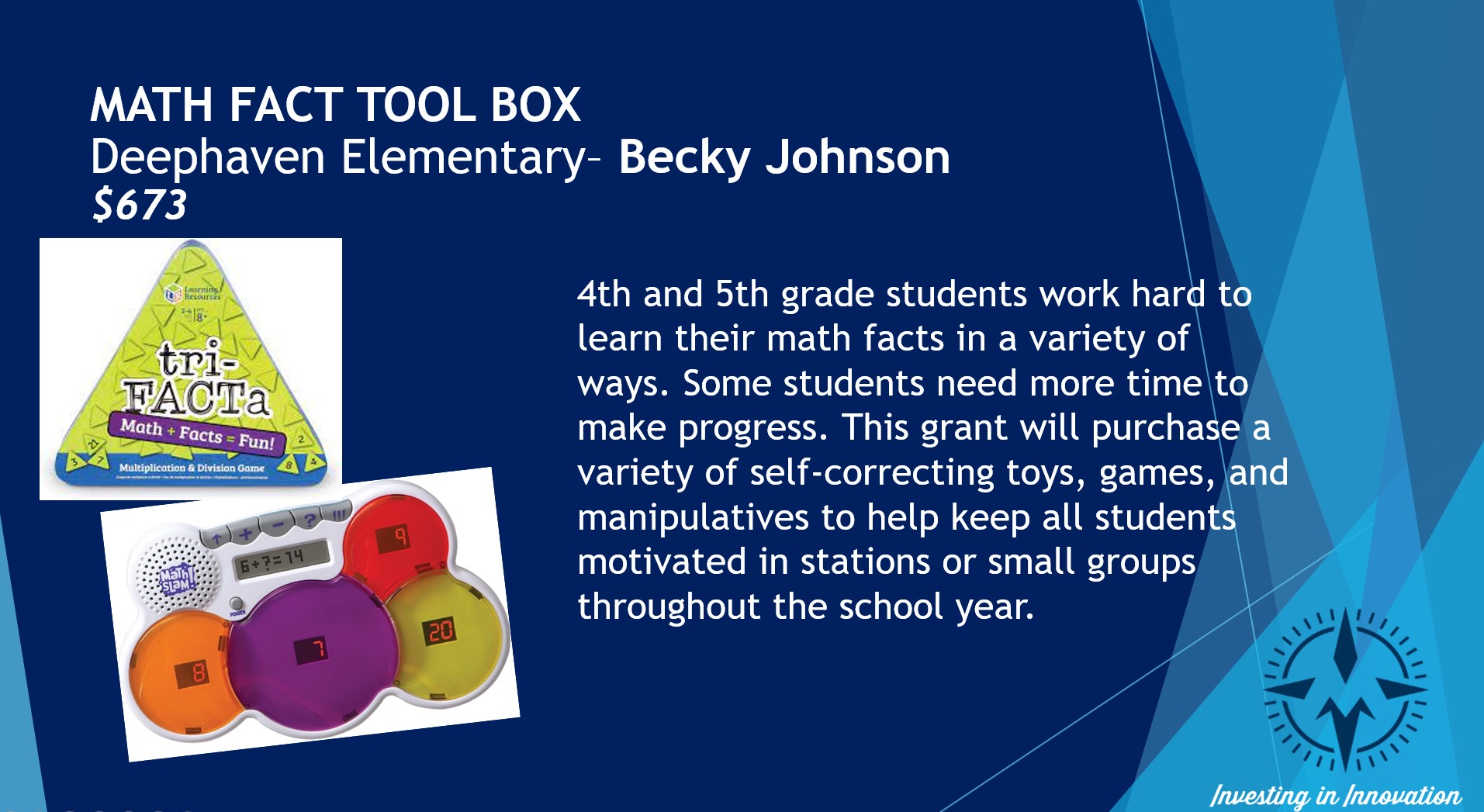 Math Fact Tool Box