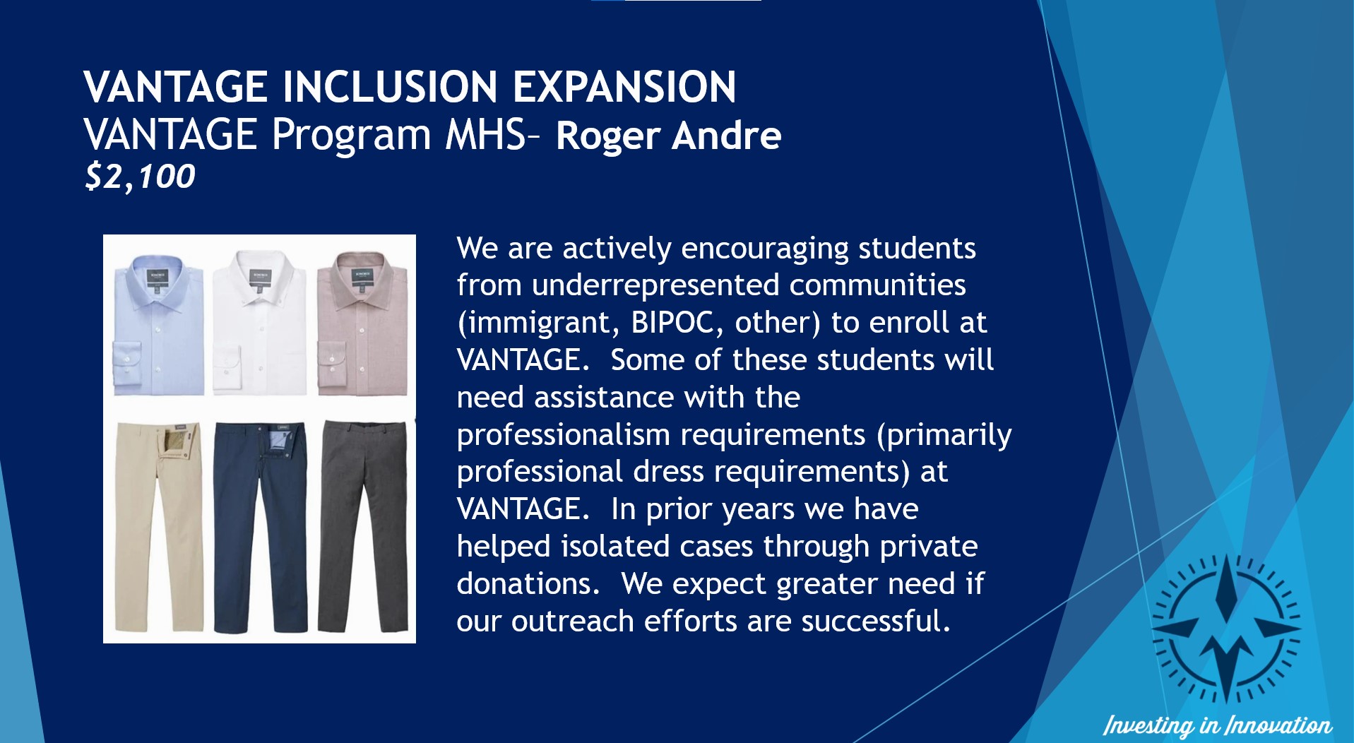 Vantage Inclusion Expansion