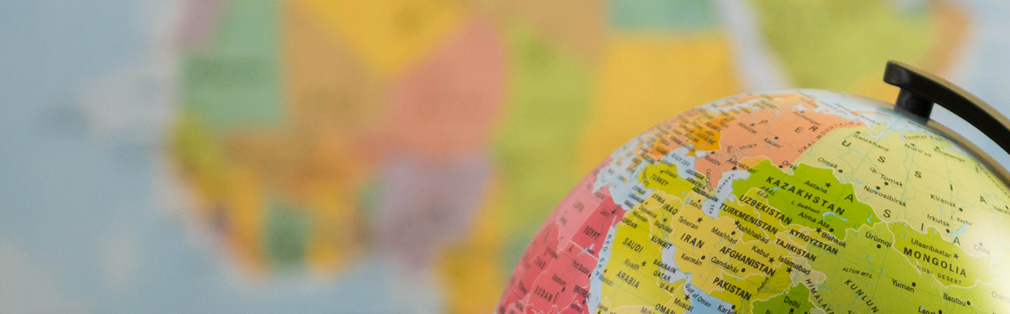 globe and map