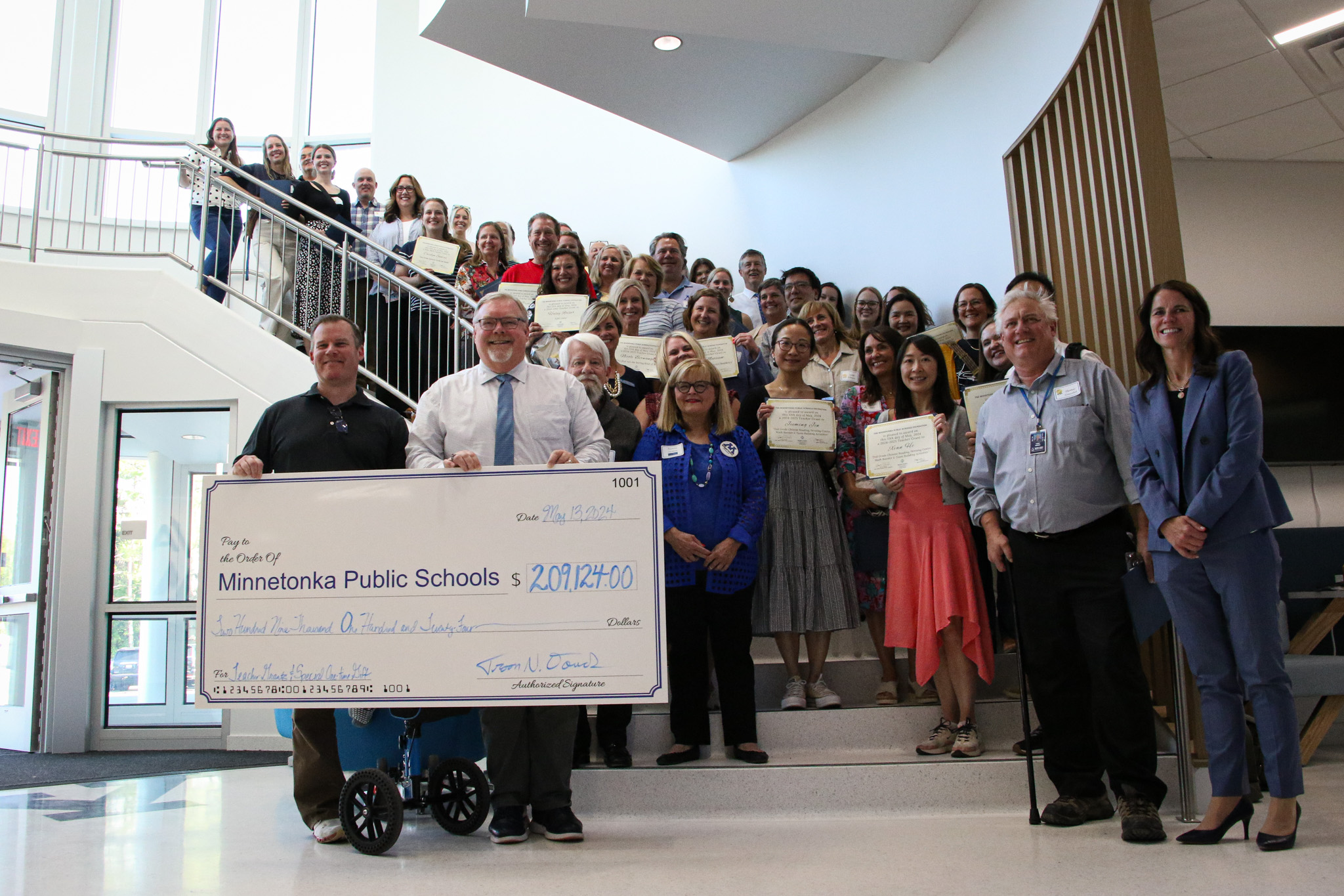 Teacher Grant Reception