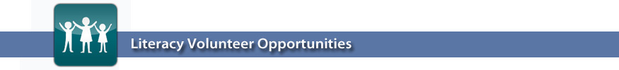 Volunteer Opportunities for Literacy