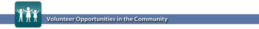 Volunteer Opportunities in the Community