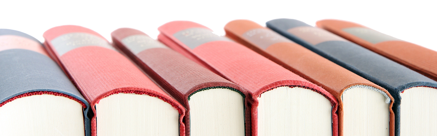 Row of books
