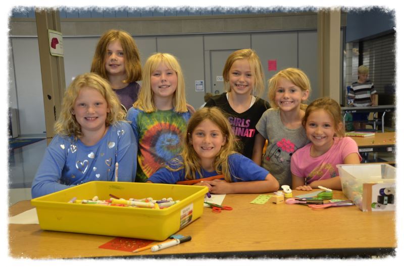 Smiling students at Explorers