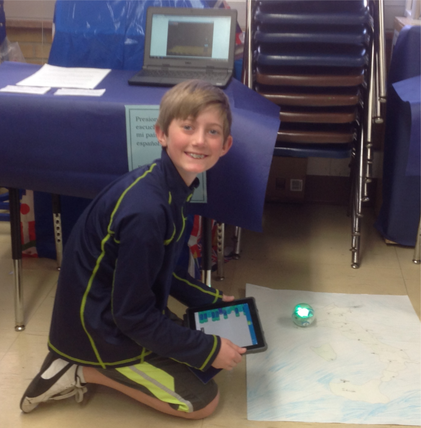 Students coding