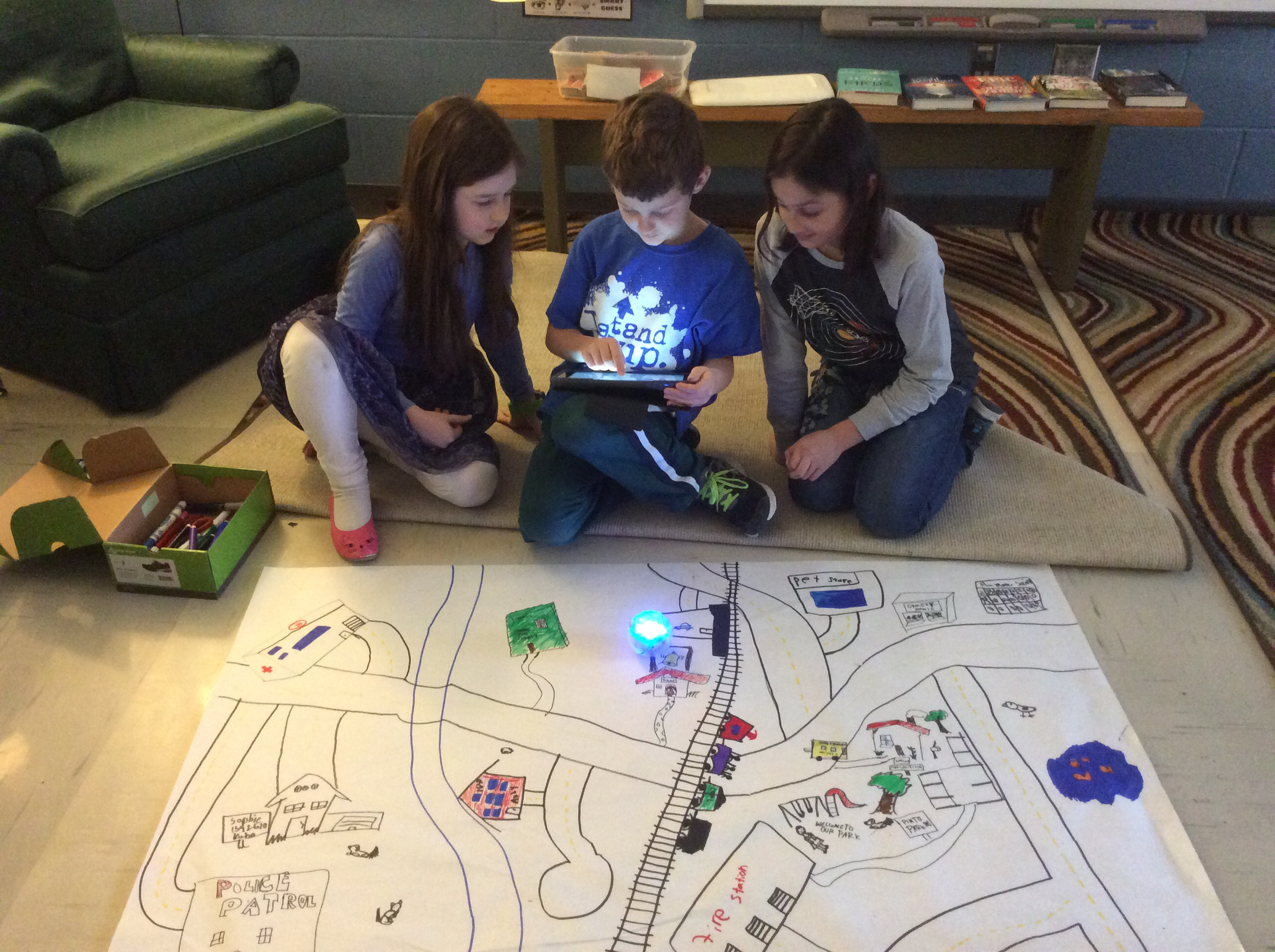 Students working on Project