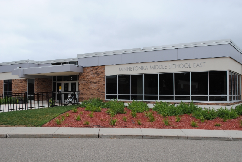 Exterior shot of Minnetonka Middle School East